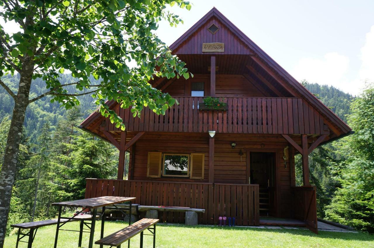 Villa Na Rebri Luče Exterior foto